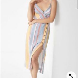 Urban Outfitters Striped Linen Dress